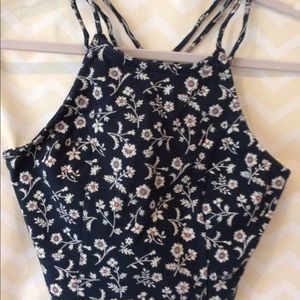 Floral crop top
